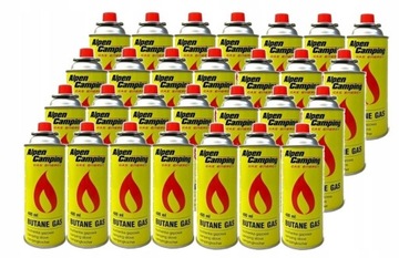 GAZ KARTUSZE ALPEN CAMPING NABOJE GAZOWE x 28 SZT