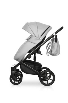 Коляска OZON Riko Basic 2-в-1, СИДЕНЬЕ-КАБРИОЛЕТ + СУМКА ИЗ ФОЛЬГИ, МОСКИТНАЯ СЕТКА