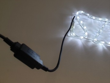 ШЛАНГ СВЕТА НОВЫЙ ГОД НОВЫЙ ГОД 280СМ СВЕТОДИОДНЫЙ БАННЕР УКРАШЕНИЕ СВЕТЯЩАЯСЯ БУКВА