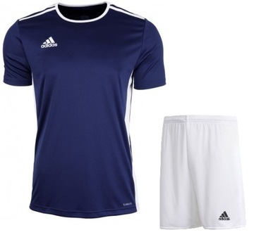 Adidas komplet piłkarski KOSZULKA + SPODENKI r. XL