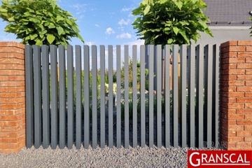 Современный вертикальный алюминиевый забор