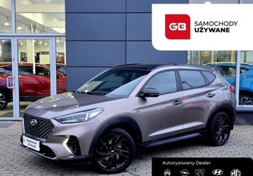 Hyundai Tucson III SUV Facelifting 1.6 T-GDi 177KM 2020 Hyundai Tucson 1.6 PB 177KM N Line Sun DCT FV23 Salon PL Serwis ASO Gwaran