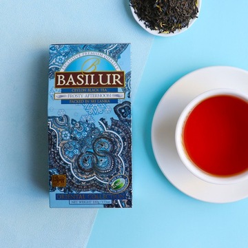 Basilur FROSTY AFTERNOON herbata czarna zimowa POMARAŃCZA MARAKUJA - 100g