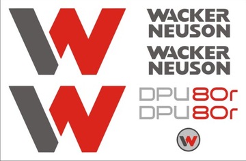 NAKLEJKI zagęszczarka WACKER NEUSON DPU 80r