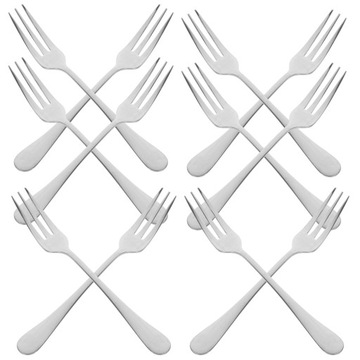 12 szt. Widelce do owoców Widelec do sałatek Widelec do ciasta Kuchnia