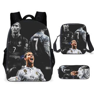 ШКОЛЬНЫЙ РЮКЗАК SCHOOL SCHOOL RONALDO НАБОР СУМКИ Пенал 3 В 1 3D