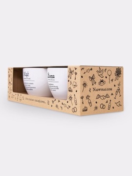 МУЖ И ЖЕНА / набор кружек