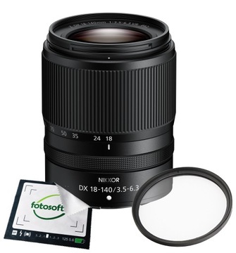 Obiektyw Nikon Nikkor Z DX 18-140mm f/3.5-6.3 VR NOWY + FILTR UV 62MM