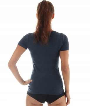 ФУТБОЛКА ЖЕНСКАЯ BRUBECK COMFORT ИЗ ШЕРСТИ XL