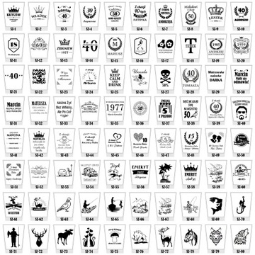 ГРАФИН ИЗ 6 БОКАЛОВ ДЛЯ ВИСКИ С ГРАВИРОВКОЙ В подарок