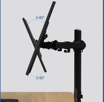 НАДЕЖНЫЙ ДЕРЖАТЕЛЬ ДЛЯ ДВУХ МОНИТОРОВ, РЕГУЛИРУЕМЫЙ НАСТОЛЬНЫЙ УНИВЕРСАЛЬНЫЙ VESA 10-32