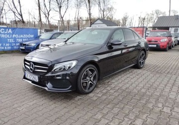 Mercedes Klasa C W205 Limuzyna 200 184KM 2018 Mercedes-Benz Klasa C 2,0 4-Matic Salon Polska...