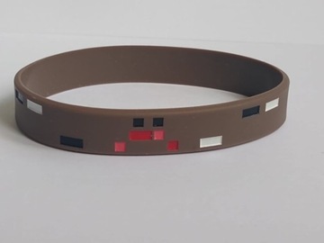 Силиконовый игровой браслет Майнкрафт.