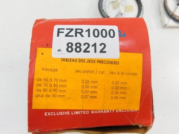 ПОРШНИ YAMAHA FZR 1000