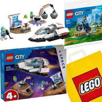 LEGO CITY 60429 STATEK KOSMICZNY + LEGO 30638 + GRATIS TORBA ZESTAW PREZENT