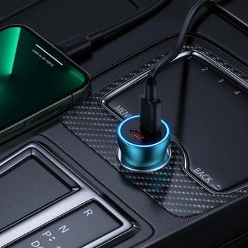 автомобильное зарядное устройство x USB Type C 40 Вт Golden Contactor Pro синее