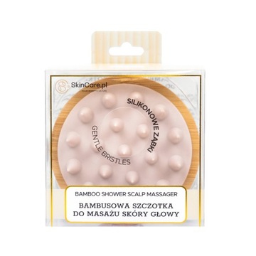 SKINCARE Bambusowa szczotka do masażu skóry głowy, 1 szt.