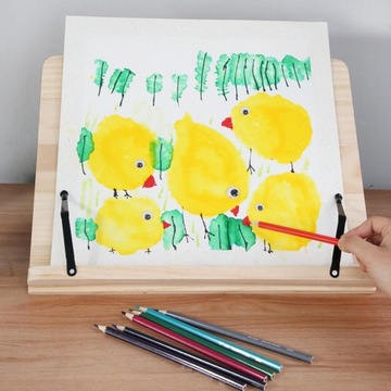 Портативная подставка для книг, доска для рисования с органайзером,