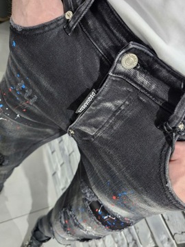 DSQUARED2 jeansy 48 Cool Guy Jean spodnie ICON D2 30/32 dsq2 przetercia