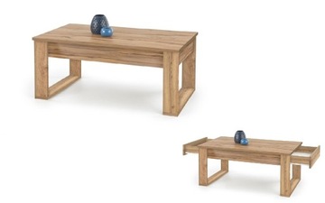 ЖУРНАЛЬНЫЙ СТОЛИК С ЯЩИКАМИ, ДУБ ВОТАН