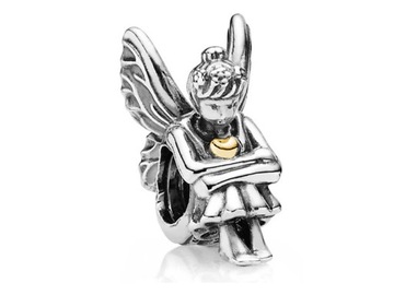 CHARMS BEADS PRZYWIESZKA ANIOŁ MIŁOŚCI SERCE LOVE