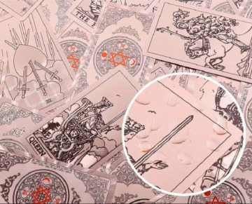 НАБОР КЛАССИЧЕСКИХ КАРТ ТАРО ГАДАНИЕ ТАРО СОЛНЦЕ ЗОЛОТАЯ ФОЛЬГА 78 КАРТ ПВХ