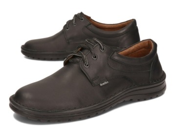 МУЖСКАЯ ОБУВЬ ИЗ ПОЛЬСКОЙ КОЖИ 201/ЧЕРНАЯ 45