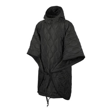 Poncho HELIKON SWAGMAN ROLL Basic Polyester Czarny