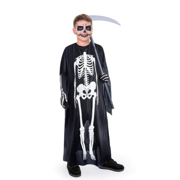 kostium kościotrup szkielet 140 cm Przebranie na Halloween