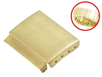 14 MM Złota Przedłużka do zamka bransolety Ogniwo