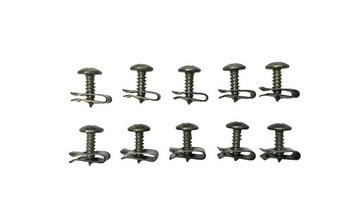 BLASZKA + ŚRUBA WKRĘT MOCOWANIA PLASTIKÓW 4,8x16mm 10 KOMPLETÓW