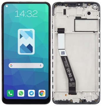 Wyświetlacz LCD Ekran Szybka Dotyk do Xiaomi Note 9 RAMKA