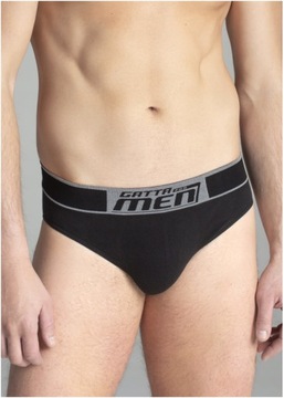 3X ТРУСЫ GATTA ИЗ ХЛОПКА, ЧЕРНЫЕ, XL