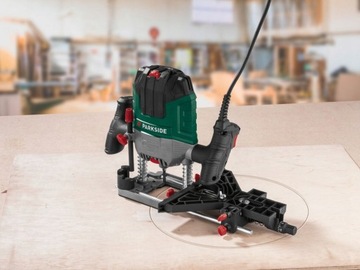 PARKSIDE POF 1200 1200W Фрезерный станок с верхним шпинделем + 6 фрез