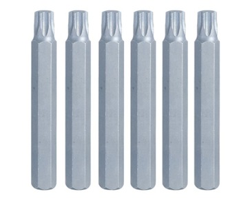 KING TONY Bit długi 10mm końcówka TORX T50 6szt.