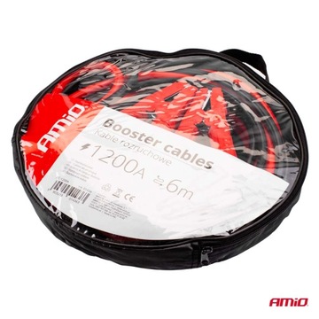Kable przewody rozruchowe 1200A - 6m + etui