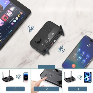 Adapter Audio Nadajnik Odbiornik Nadajnik BT5.3 AUX RCA Minijack 2xKanaly