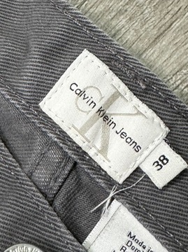 CALVIN KLEIN Vintage Jeansy Męskie Spodnie Easy Fit Logowane r. W38 L32