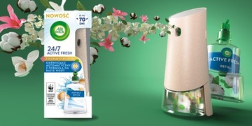 Набор Air Wick Active Fresh Sea Breeze + микс вкладышей 5 шт.