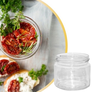 Стеклянная банка для варенья Mason Jars 0,33л 330мл Fi82 Высокое качество x8