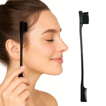 Grzebień Kokówka Szczotka Do Włosów Sleek Slick Bun Ponytail zestaw 3 szt