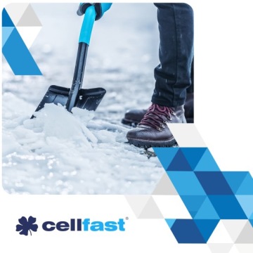 Набор из 2 острых прямых лопат Cellfast, прочный для копания, 120 см