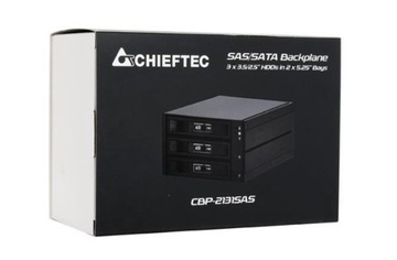 Карманная объединительная плата Chieftec CBP-2131SAS с 3 жесткими дисками