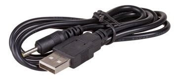 Kabel zasilający USB - wtyk zasilania DC 2.5x0.7mm