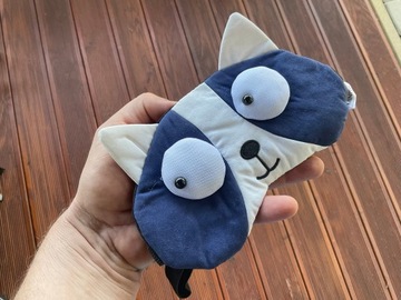 МАСКА ДЛЯ РАССЛАБЛЕНИЯ ГЛАЗ ДЛЯ РАССЛАБЛЕНИЯ котенка кошки ОЛДМАН НА Резинке