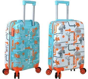 NOWOŚĆ !! Walizka mała kabinowa na kółkach SUNBAG Fly360 DualColor