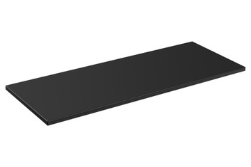 CZARNY Mat BLAT do Szafki Łazienkowej pod Umywalkę 140 cm MDF 2,5 cm