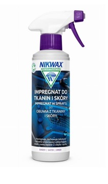 Impregnat do obuwia Tkanina i Skóry Nikwax 300 ml atomizer