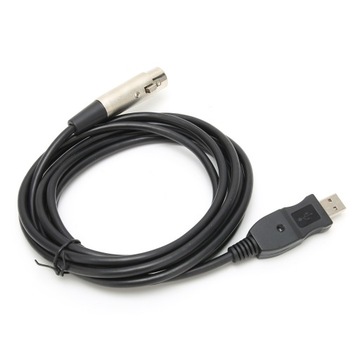 KABEL ADAPTERA USB DO XLR KABEL SŁUCHAWKOWY KABEL MIKROFONOWY 3M NAGRYWANIA