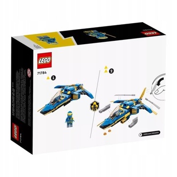 LEGO NINJAGO 6+ РЕАКТИВНЫЙ САМОЛЕТ JAYA EVO 71784